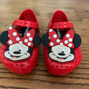 Mini Melissa Red Minnie Mouse Shoes